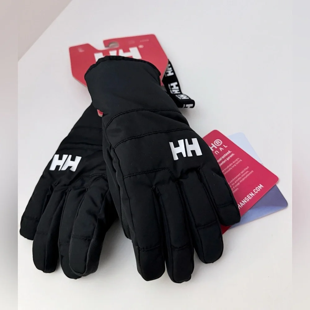 HELLY HANSEN || JR. Swift HT Black Insulated Gloves. Sz. S- 10(Junior)